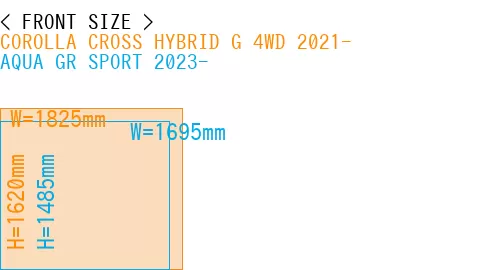 #COROLLA CROSS HYBRID G 4WD 2021- + AQUA GR SPORT 2023-